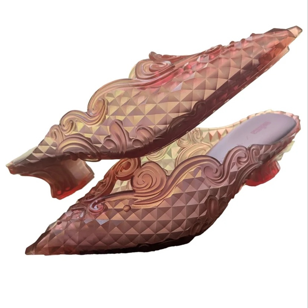 Y/project Melissa mules pink crystal